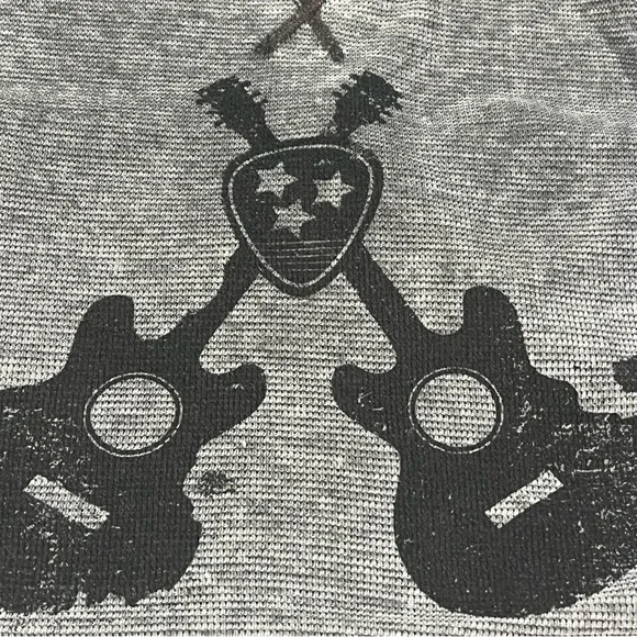 Nashville Gray Burnout Long Sleeve Shirt size L - Picture 6 of 7